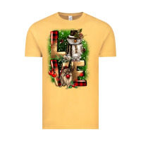 Vintage Mustard love snowman gnome Vintage Tee - CowGirlArtShop