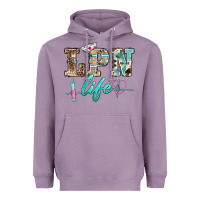 Lavender western nurse lpn  life Heavyweight Hoodie - BarkalooDesign