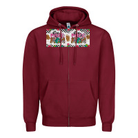 Burgundy race mom 15 oz mug Zipper Hoodie - Artiststas