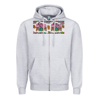 Heather Grey race mom 15 oz mug Zipper Hoodie - Artiststas