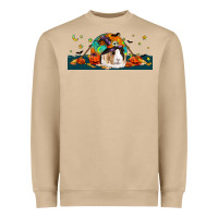 Mushroom Halloween Guinea Pig Heavyweight Sweatshirt - LillyAllenDesigns