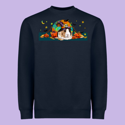 Halloween Guinea Pig Heavyweight Sweatshirt Designed By Lillyallendesigns