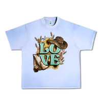 Grape Ice Love boots hat western Cowboy Urban Heavy Tee - HowdyJamesFarm
