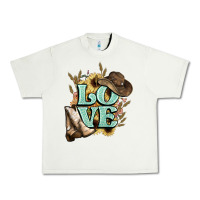 Pistachio Love boots hat western Cowboy Urban Heavy Tee - HowdyJamesFarm