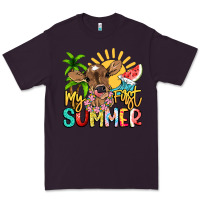 Plum My first summer baby cow Premium Tee - NancyCooperArtShop