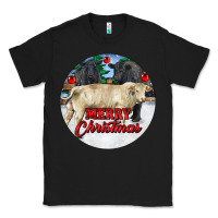 Black Merry Christmas Charolais Bull Classic Tee - RanaPortraitStore