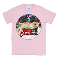Bubblegum Pink Merry Christmas Charolais Bull Classic Tee - RanaPortraitStore