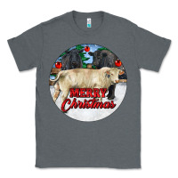 Charcoal Heather Merry Christmas Charolais Bull Classic Tee - RanaPortraitStore