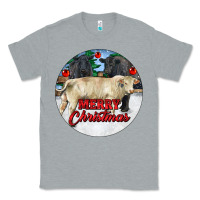 Heather Grey Merry Christmas Charolais Bull Classic Tee - RanaPortraitStore