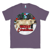 Lavender Merry Christmas Charolais Bull Classic Tee - RanaPortraitStore