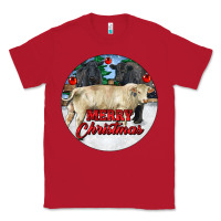 Red Merry Christmas Charolais Bull Classic Tee - RanaPortraitStore