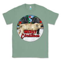 Sage Merry Christmas Charolais Bull Classic Tee - RanaPortraitStore