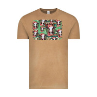 Vintage Camel baby cow floral aztec background Vintage Tee - Jasminsmagicworld