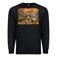 Black camouflage bunny background Premium Sweatshirt - BarkalooDesign