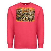 Cardinal camouflage bunny background Premium Sweatshirt - BarkalooDesign