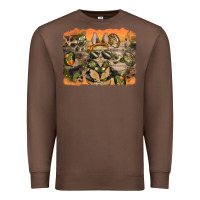 Chestnut camouflage bunny background Premium Sweatshirt - BarkalooDesign