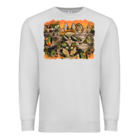 Dove Grey camouflage bunny background Premium Sweatshirt - BarkalooDesign