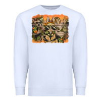 White camouflage bunny background Premium Sweatshirt - BarkalooDesign