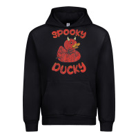 Black spooky devil rubber duck halloween Urban Hoodie - longCreatives