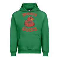 Emerald spooky devil rubber duck halloween Urban Hoodie - longCreatives