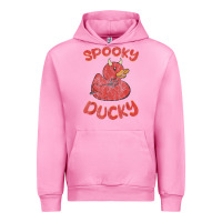 Fuchsia Pink spooky devil rubber duck halloween Urban Hoodie - longCreatives