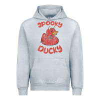 Heather Grey spooky devil rubber duck halloween Urban Hoodie - longCreatives