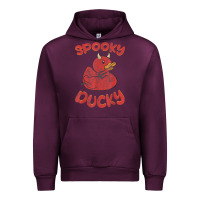 Mauve Wine spooky devil rubber duck halloween Urban Hoodie - longCreatives