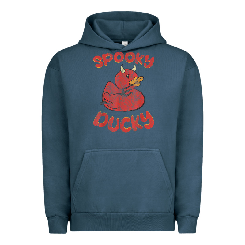Spooky Devil Rubber Duck Halloween Urban Hoodie by longCreatives | Teevron