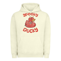 Pigment Pistachio spooky devil rubber duck halloween Urban Hoodie - longCreatives