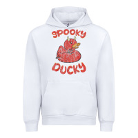 White spooky devil rubber duck halloween Urban Hoodie - longCreatives