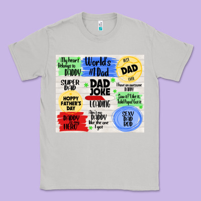Dad Joke Loading Classic Tee Designed By Tumblerdesignbyshophia