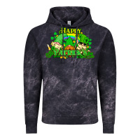 Cloud Black St. Patrick's Day gnomes Vintage Hoodie - HowdyJamesFarm
