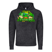 Vintage Black St. Patrick's Day gnomes Vintage Hoodie - HowdyJamesFarm