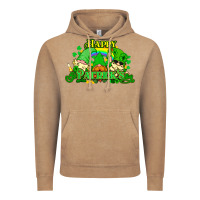 Vintage Coffee St. Patrick's Day gnomes Vintage Hoodie - HowdyJamesFarm