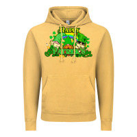 Vintage Mustard St. Patrick's Day gnomes Vintage Hoodie - HowdyJamesFarm