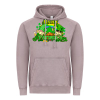 St. Patrick's Day Gnomes Vintage Hoodie | Teevron