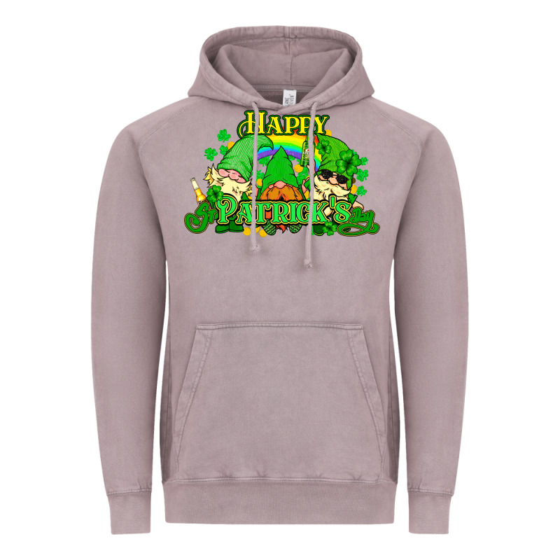 St. Patrick's Day Gnomes Vintage Hoodie by HowdyJamesFarm | Teevron