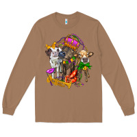 Toasted Coconut little cows and mardi gras party olivia Long Sleeve Tee - OliviaCreatesArt