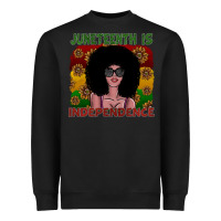 Black juneteenth is independence Heavyweight Sweatshirt - SublimationCraftShop