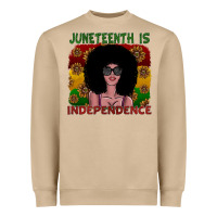 Mushroom juneteenth is independence Heavyweight Sweatshirt - SublimationCraftShop
