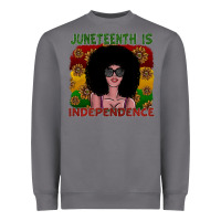 Storm juneteenth is independence Heavyweight Sweatshirt - SublimationCraftShop