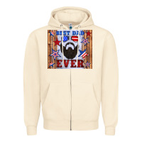 Sandshell best dad ever american flag Zipper Hoodie - Artiststas