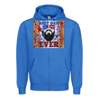 True Royal best dad ever american flag Zipper Hoodie - Artiststas