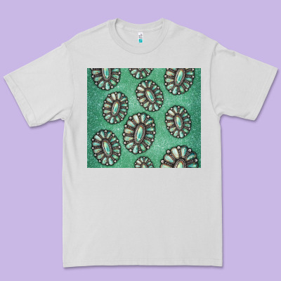 Turquoise Gemstone Glitter Premium Tee Designed By Jasminsmagicworld
