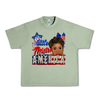 Oil Green little mister america black boy Urban Heavy Tee - CowGirlArtShop