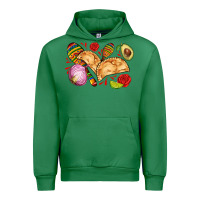 Emerald empanadas roses onion lime and avocado Urban Hoodie - AdoDesignShop