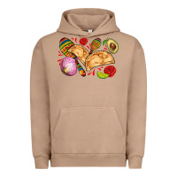 Pigment Burro empanadas roses onion lime and avocado Urban Hoodie - AdoDesignShop