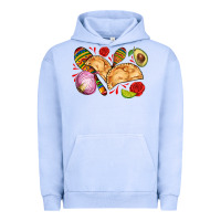 Pigment Grape Ice empanadas roses onion lime and avocado Urban Hoodie - AdoDesignShop