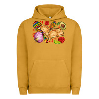 Pigment Peanut Butter empanadas roses onion lime and avocado Urban Hoodie - AdoDesignShop