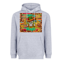 Heather Grey cinco de mayo sombrero skull Heavyweight Hoodie - BarkalooDesign